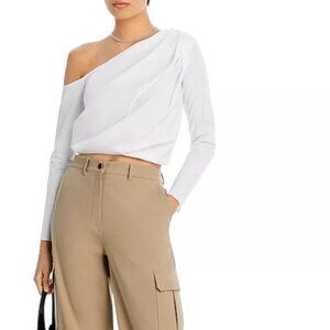 STAUD White Anika Blouse - New with Tags